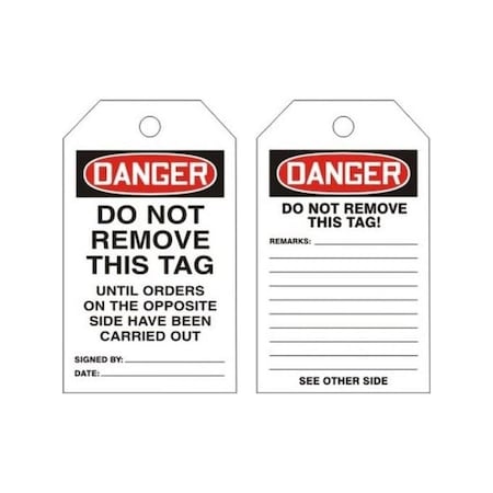 Accuform Caution, RP-Plastic, 3-7/8 in Width, 3/8 in Height, , 25 PK MDT235PTP